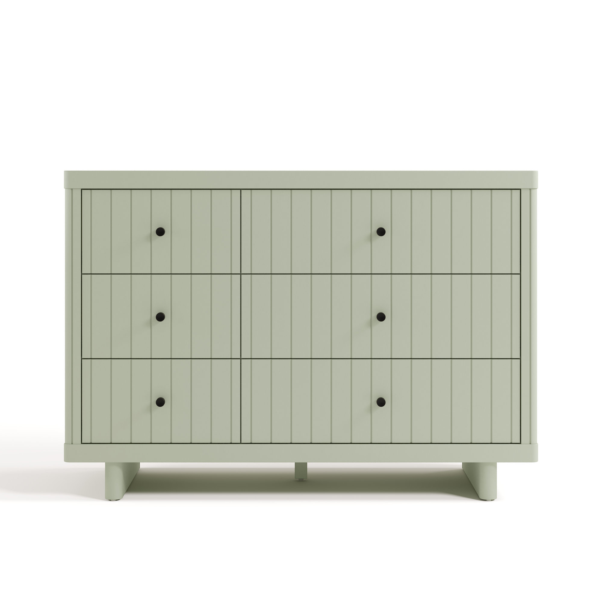 Kyoto 6 Drawer Dresser, Sage