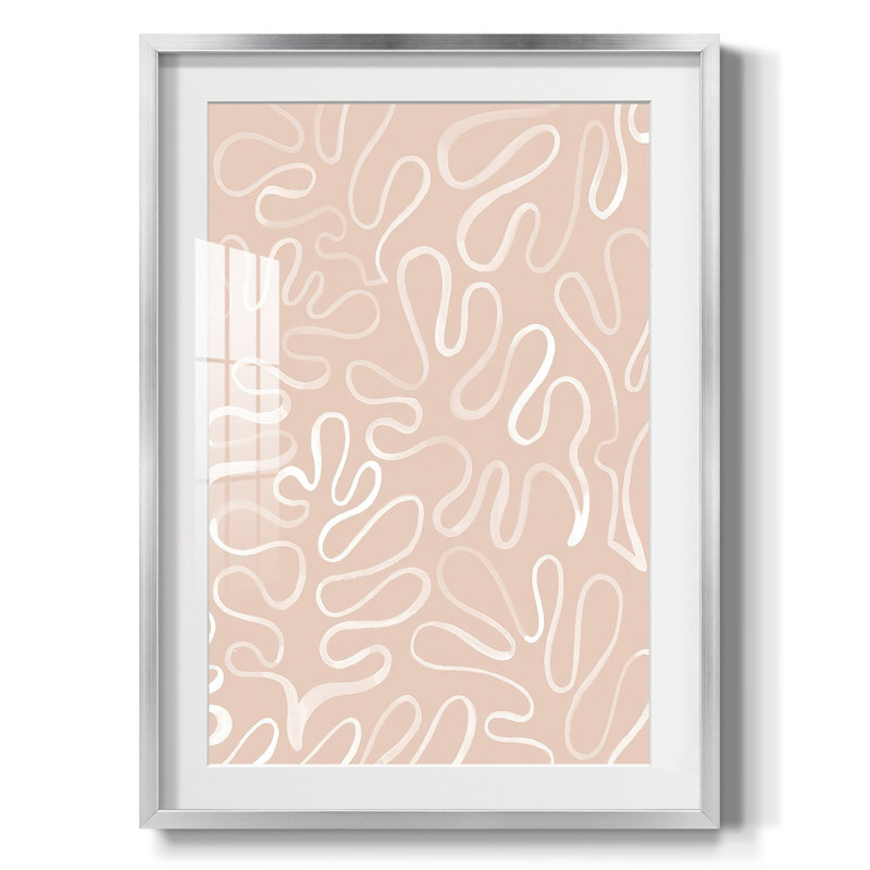 Matisse pièces III - impression encadrée, H 28,5 po x l 20,5 po, Argent argent