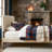 Queen Bed Frame Set Of 2, 2 Pack Upholstered Platform Bed Frame With Adjustable Headboard, Modern Bedroom Bed Set For Apartment, Airbnb, Rental, Guest Room, Home Staging-124945373