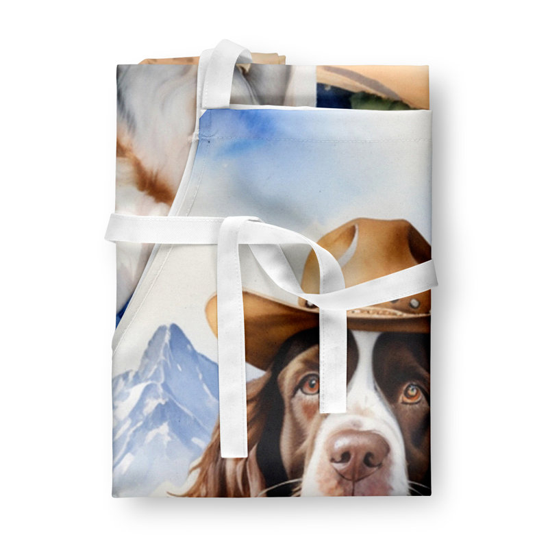 No Pattern Bib Apron