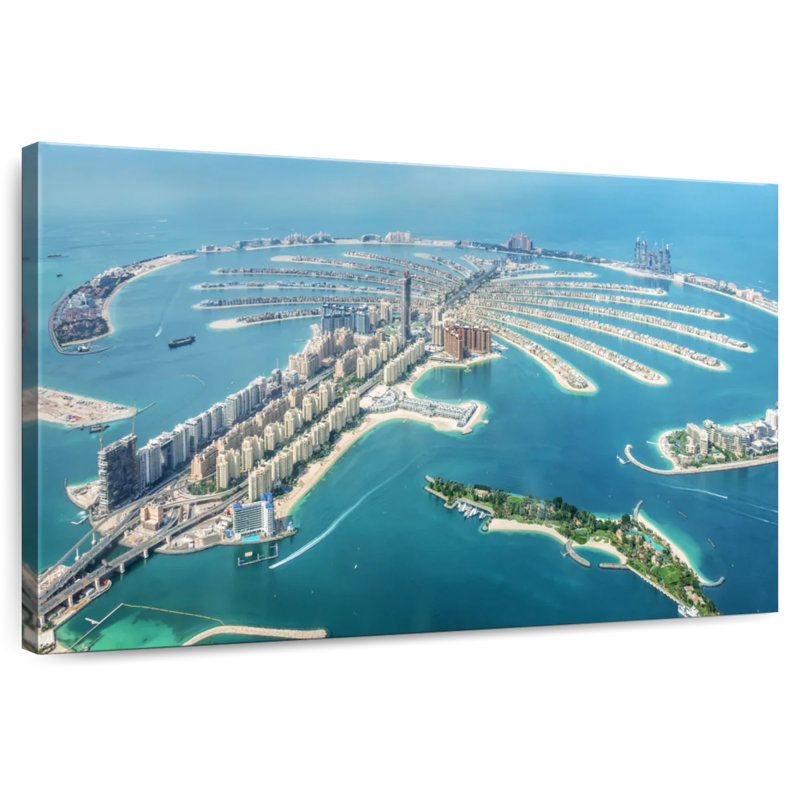 Nicci Palm Jumeirah d'en haut, H 16 po x l 24 po