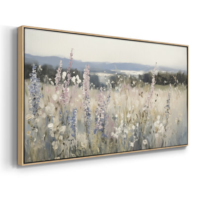 Série paysage - CXIV - Toile tendue avec châssis encadré - Prêt à être accroché
