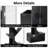 57" LED Tree Floor Lamp with Bookcase and Remote Control-114235638-114235641