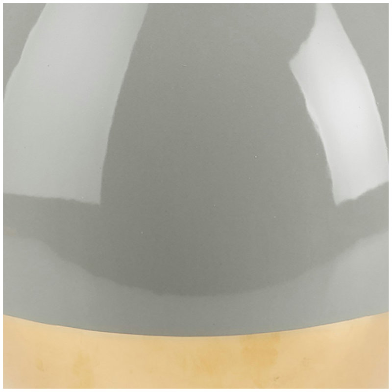 Ensemble de 2 lampes de table en céramique 2 tons Voir ci-dessous, Vert sauge / or, Blanc