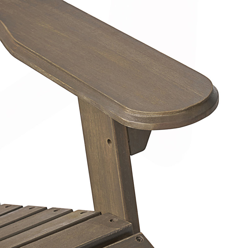 Chaise Adirondack inclinable, Gris