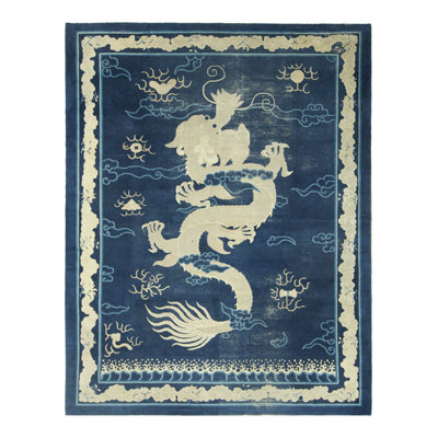 One-of-a-Kind 9'x11'6 Hand Knotted Area Rug