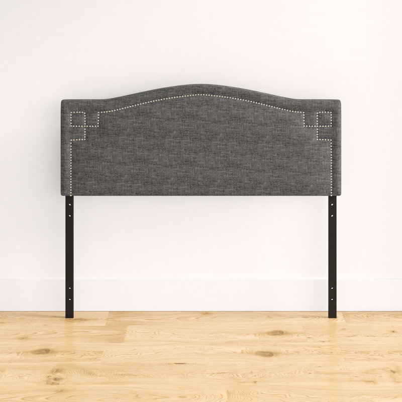 Mikalyn Upholstered Headboard, Dark Gray, Queen