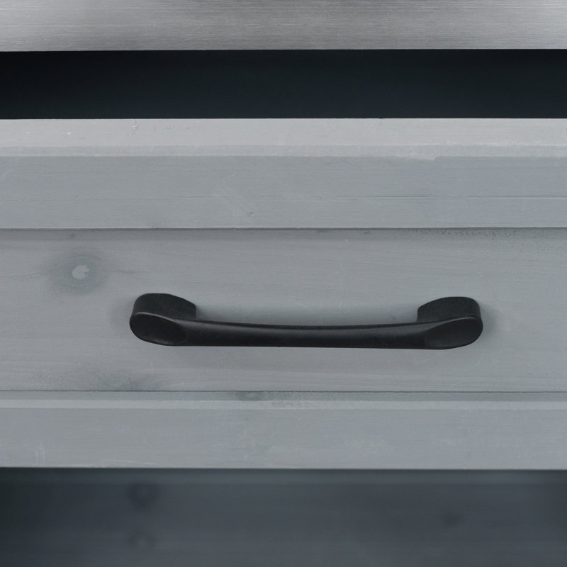 Ensemble de cuisine modulaire d'extérieur 2 pièces 2 pièces, Gris