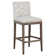 Nova Upholstered Stool with Solid Wood Frame