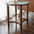 Modern Solid Wood + Glass End Table-119475811