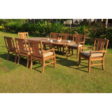Osborne Outdoor 7 - Piece Teak Dining Set