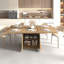 Table de salle à manger extensible avec rangement Table de salle à manger moderne et minimaliste pour 6 à 10 personnes