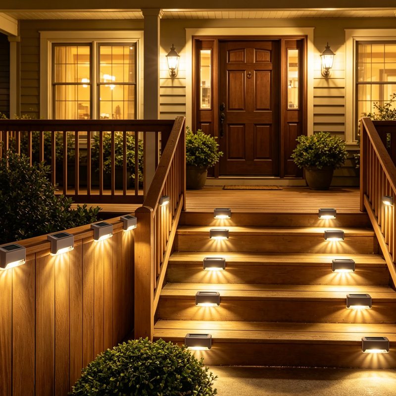 Natural Solar Powered Deck Light