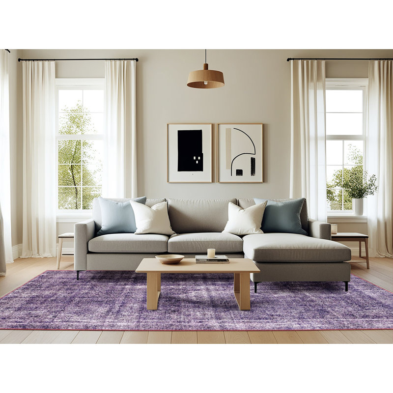 Abstract Indoor Rug, Rectangle 6' x 9'