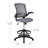 Mid-Back Mesh Ergonomic Drafting Chair with Foot Ring and Flip-Up Arms-564282556