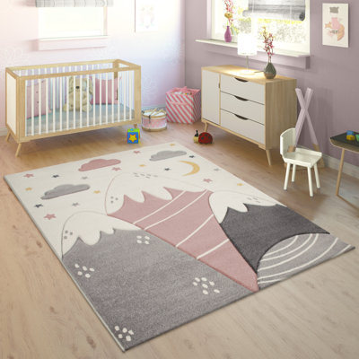Coakley Pink/Cream/Grey Rug