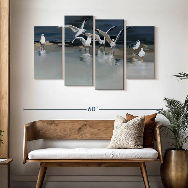 Brampt Seagulls Serenity, H 32 po x l 52 po