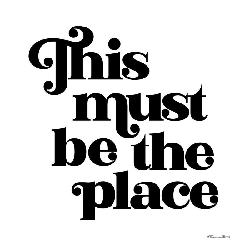 Trinx Ball, Susan Gallery Wrapped Canvas Art Titled: This Must Be the Place, 20" H x 20" W