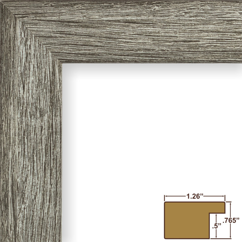 Innarah Gray Matte Picture Frame with Mat, 30" x 36" Matted to 24" x 30"