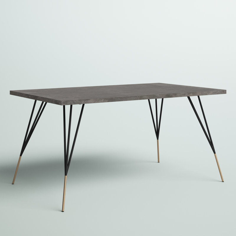 Table de salle de pause L 59 po Adrian - Gris