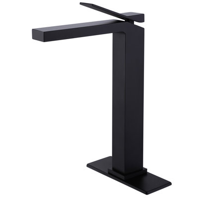 11.69" Vessel Sink Faucet, Bathroom Faucets Single Handle One Hole Rv Vanity Lavatory Bathroom Sink Faucet