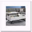 Table basse blanche avec plateau relevable