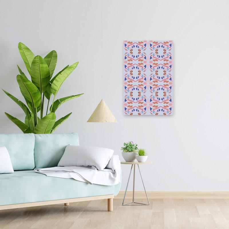 Art contemporain, art floral abstrait contemporain, H 24 po x l 16 po