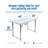 48'' Rectangular Portable Folding Table