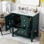 Ensemble de meuble-lavabo simple 30 po avec plateau Adalea-131724415