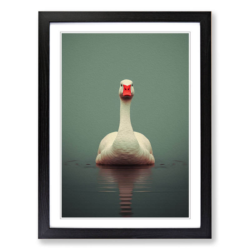 Goose Minimalism No.3 - Framed Print
