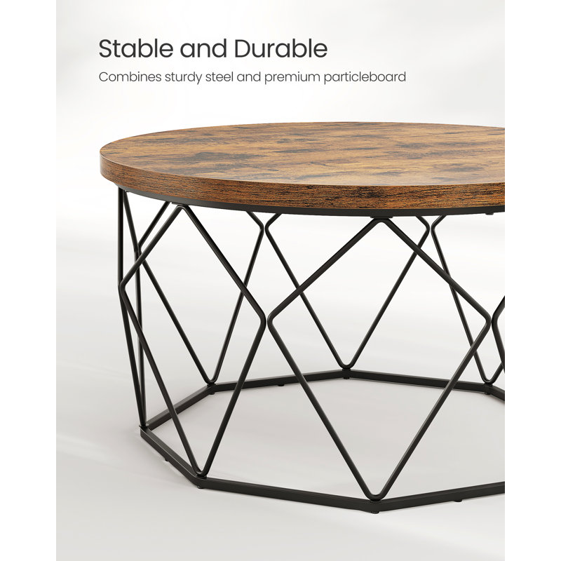 Glennis Coffee Table, Rustic Brown