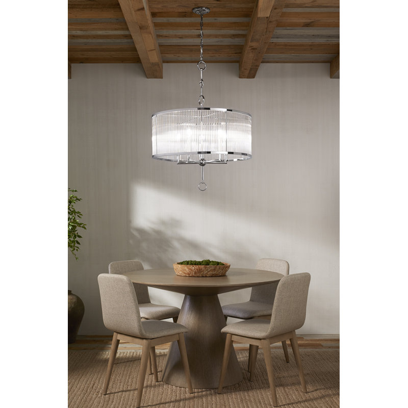Terret™ 29" 5 - Light Chandelier, Polished Nickel