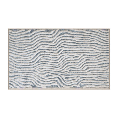 Tapis beige lavable à la machine