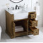 Ensemble de meuble-lavabo simple 36 po Pardue-851616320