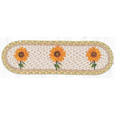  ST-OP-529 Sunflower Oval Stair Tread 27"x8.25"