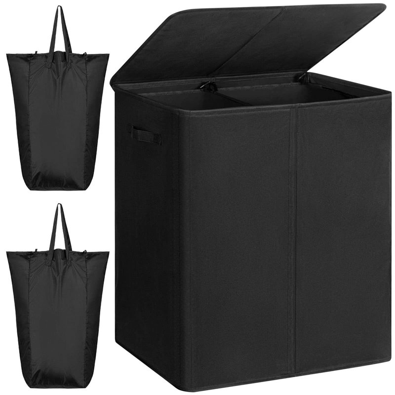 Laundry Sorter with Handles, Black