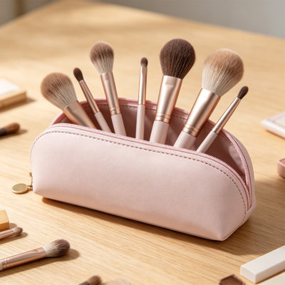 Sac de rangement pour pinceaux de maquillage Sac de rangement pour cosmétiques