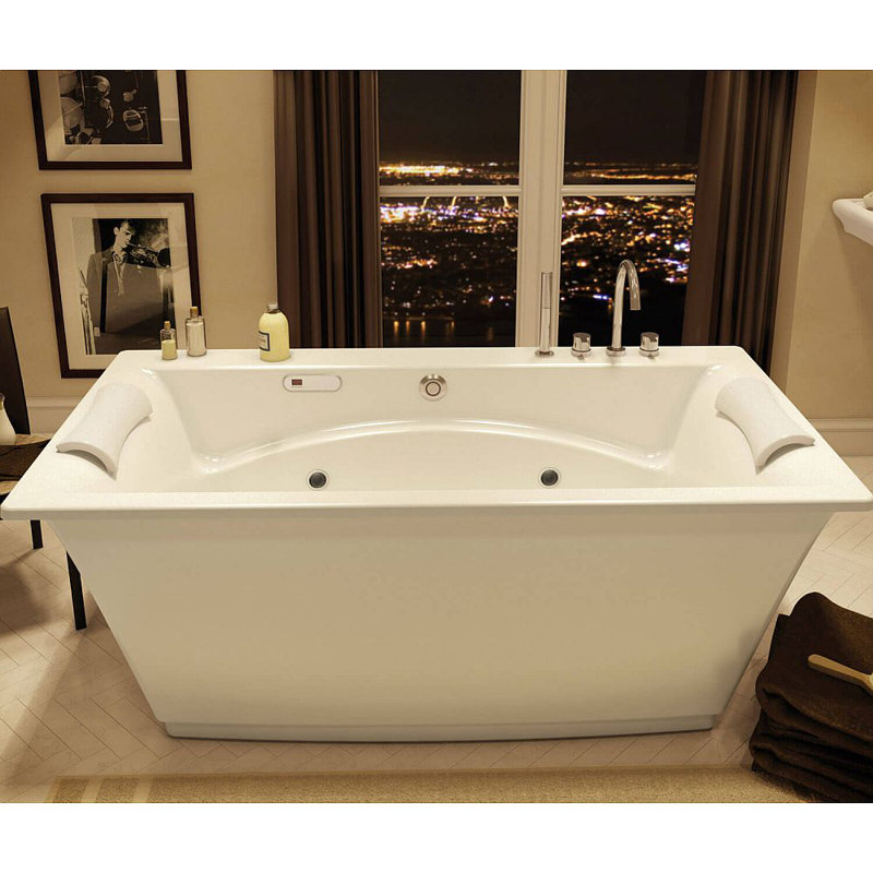 Optik 66'' x 36'' Soaking Acrylic Bathtub