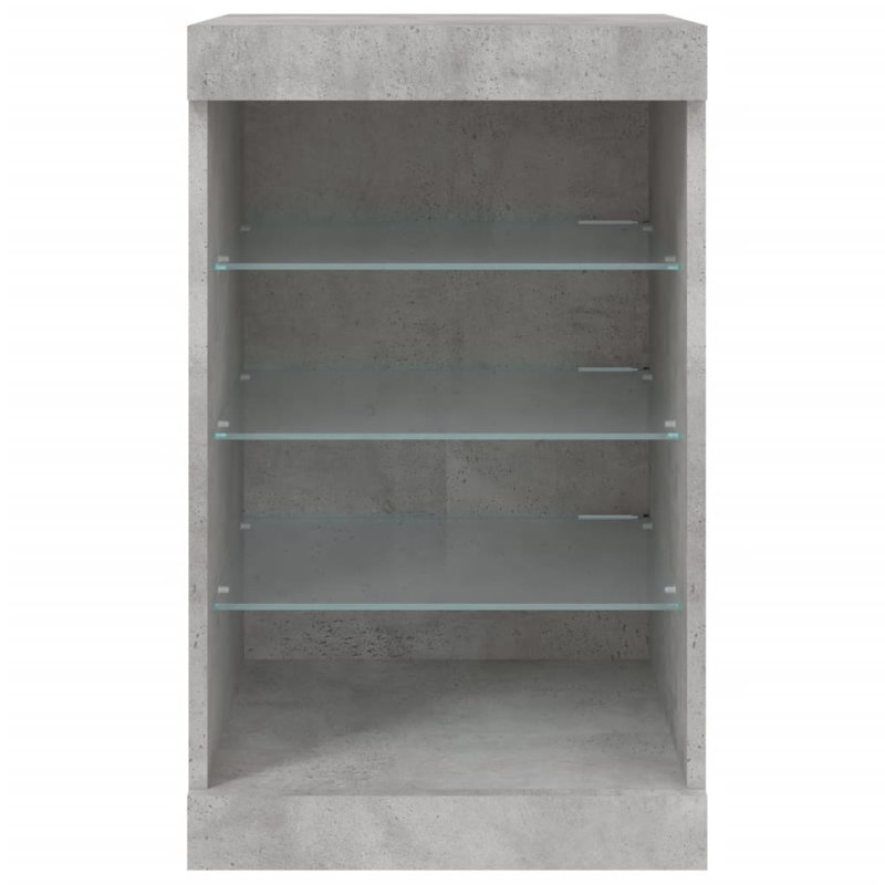 Basima 41cm Sideboard, Concrete Grey