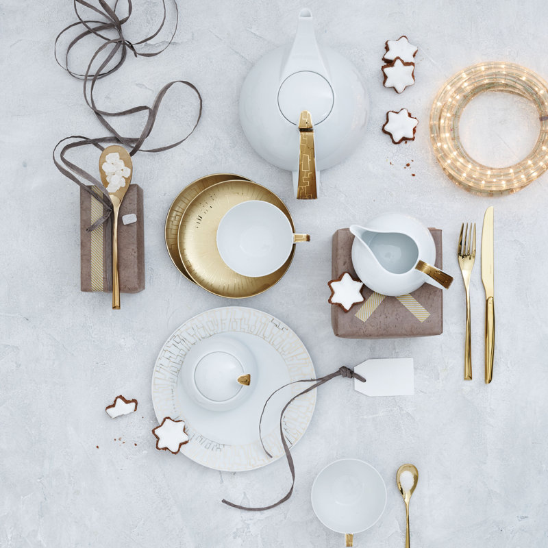 TAC 02 Skin Gold Porcelain Bread And Butter Plate