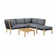 Habitat 5 - Person Modular Patio Conversation Sets with Cushions