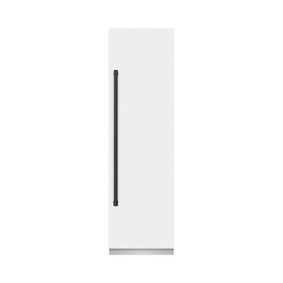ZLINE Autograph Edition 24 po. 12,5 pieds cubes Réfrigérateur colonne avec intérieur gris graphite et détails