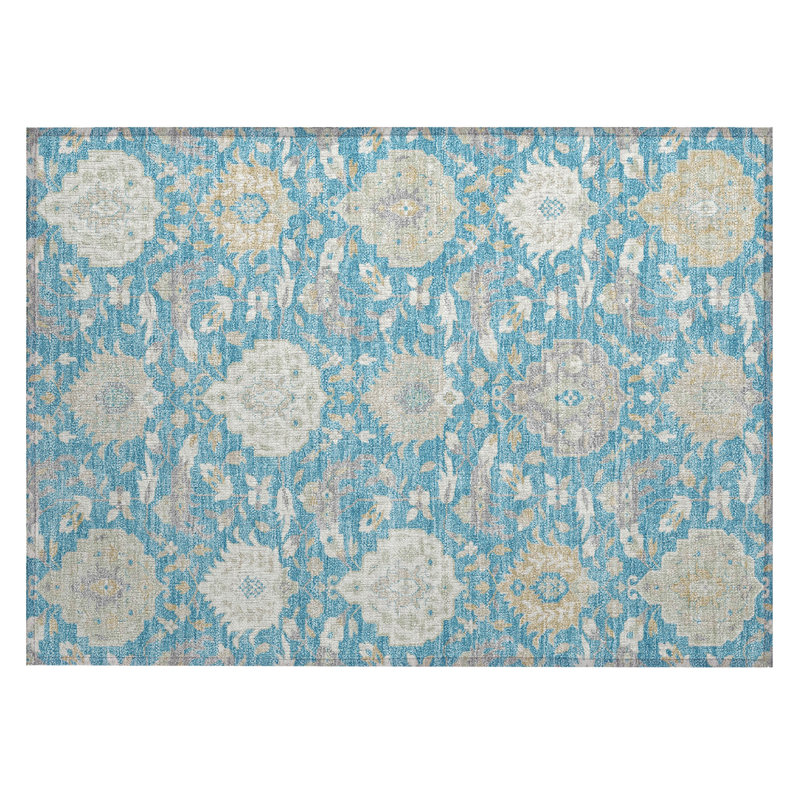  Machine Washable Indoor/Outdoor Chantille ACN1026 Rug, Rectangle 1'8" x 2'6"