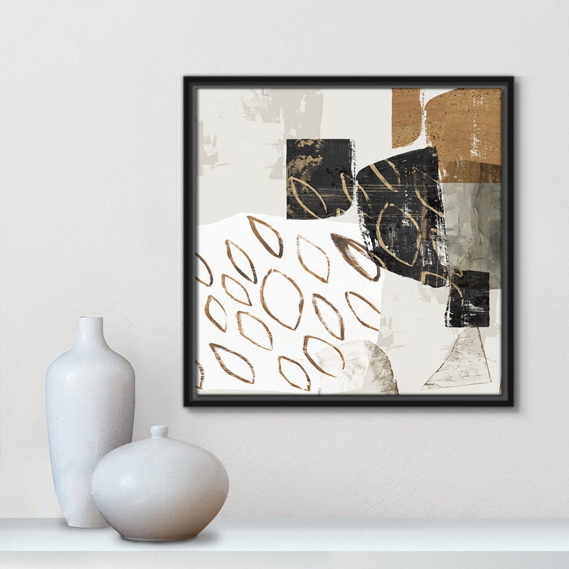 Shape of Formation III - reproduction carrée par Casa Fine Arts, Noir, H 17,5 po x l 17,5 po