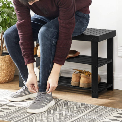 Banc de rangement pour 6 paires de chaussures