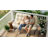 2-Person Patio Lounge Papasan Chair with Thick Cushion, Double Wicker Club Chair Loveseat-407082441