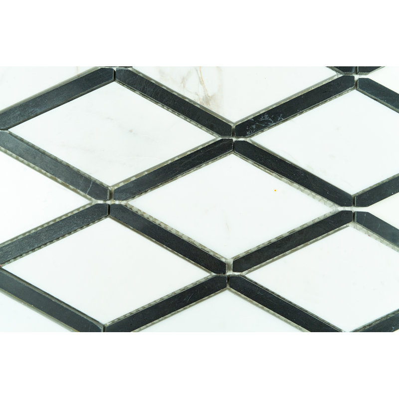 DIAMOND MIRROR MARBLE MOSAIC (10 TILES PER BOX)