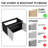 Haidyn 83.3 " W Wall Mounted 2 Double Vanity Bathroom Vanity With Ceramic Top