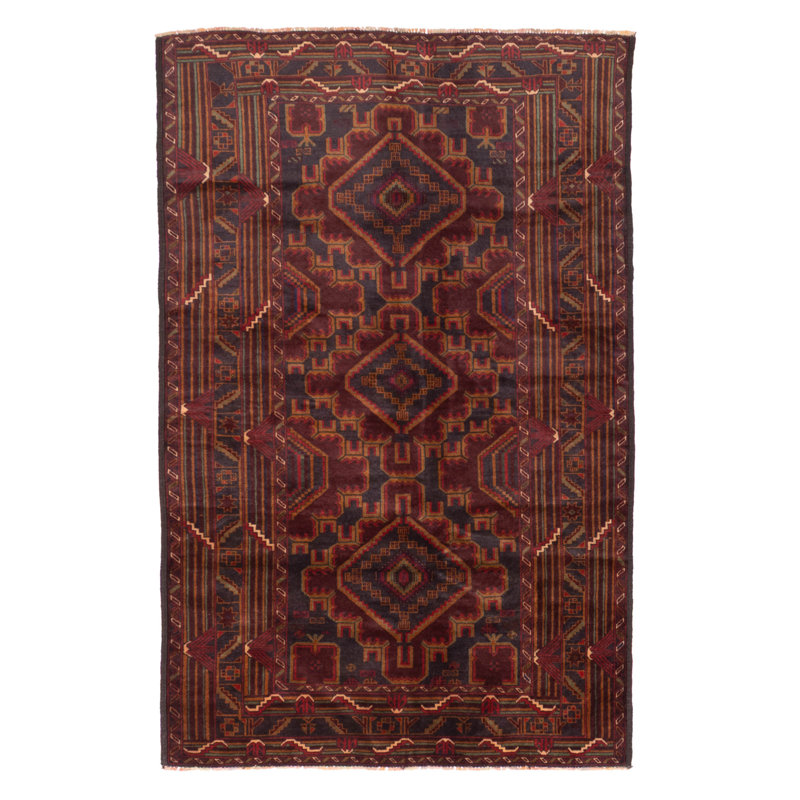 Tapis bourgogne Teimani 3 pi 10 po x 6 pi 1 po