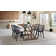 Majidah Solid Wood Arm Chair in Black